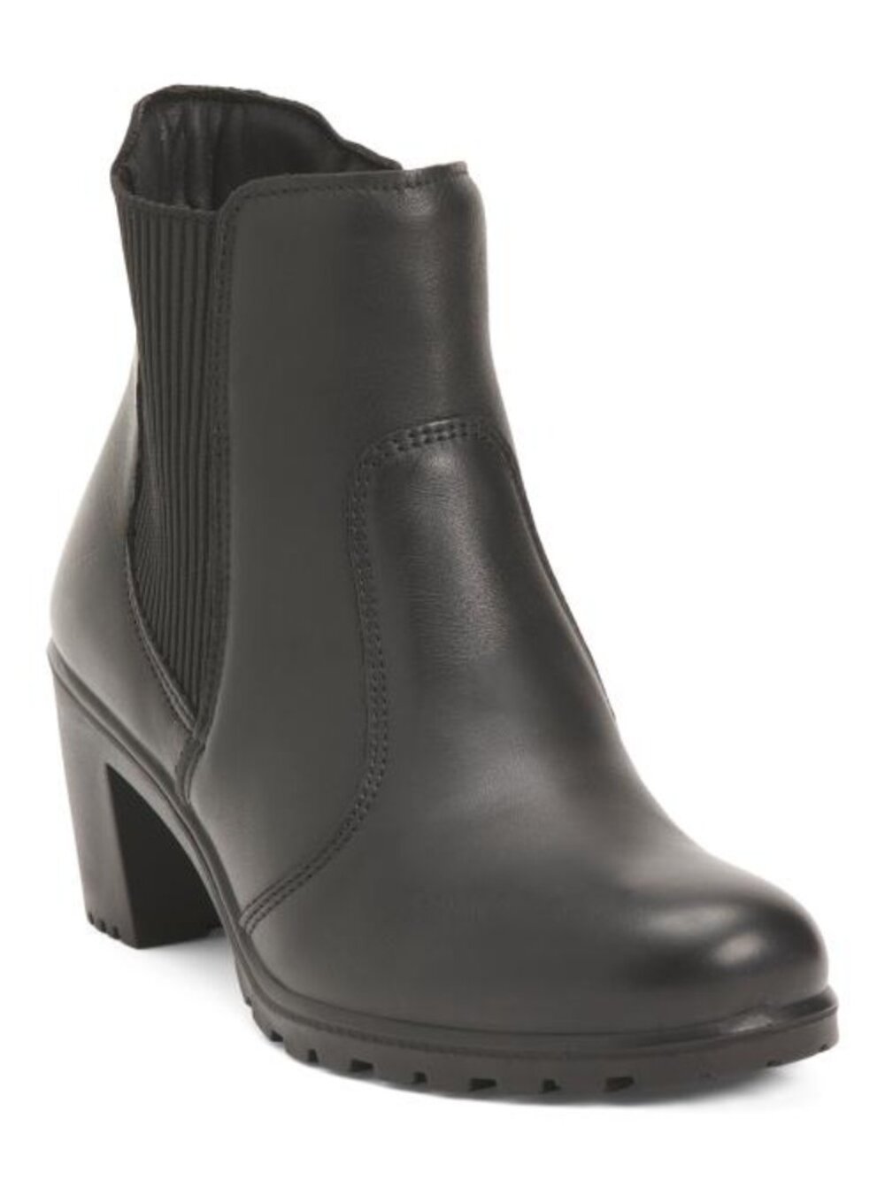 ENVAL SOFT Made In Italy Leather Heeled Booties